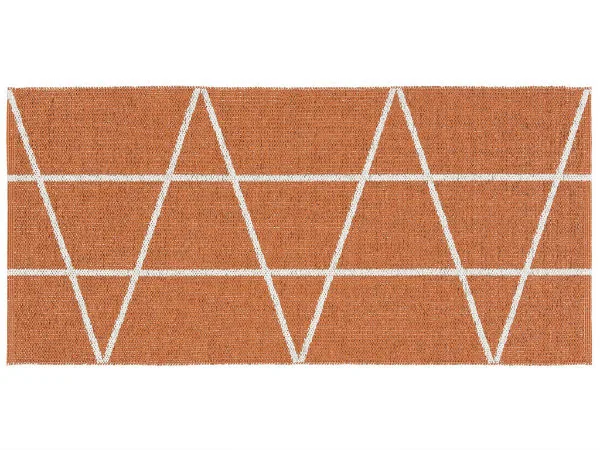 Plastmatter - Horredsmattan Viggen (orange) (Størrelse: 70 x 150 cm)
