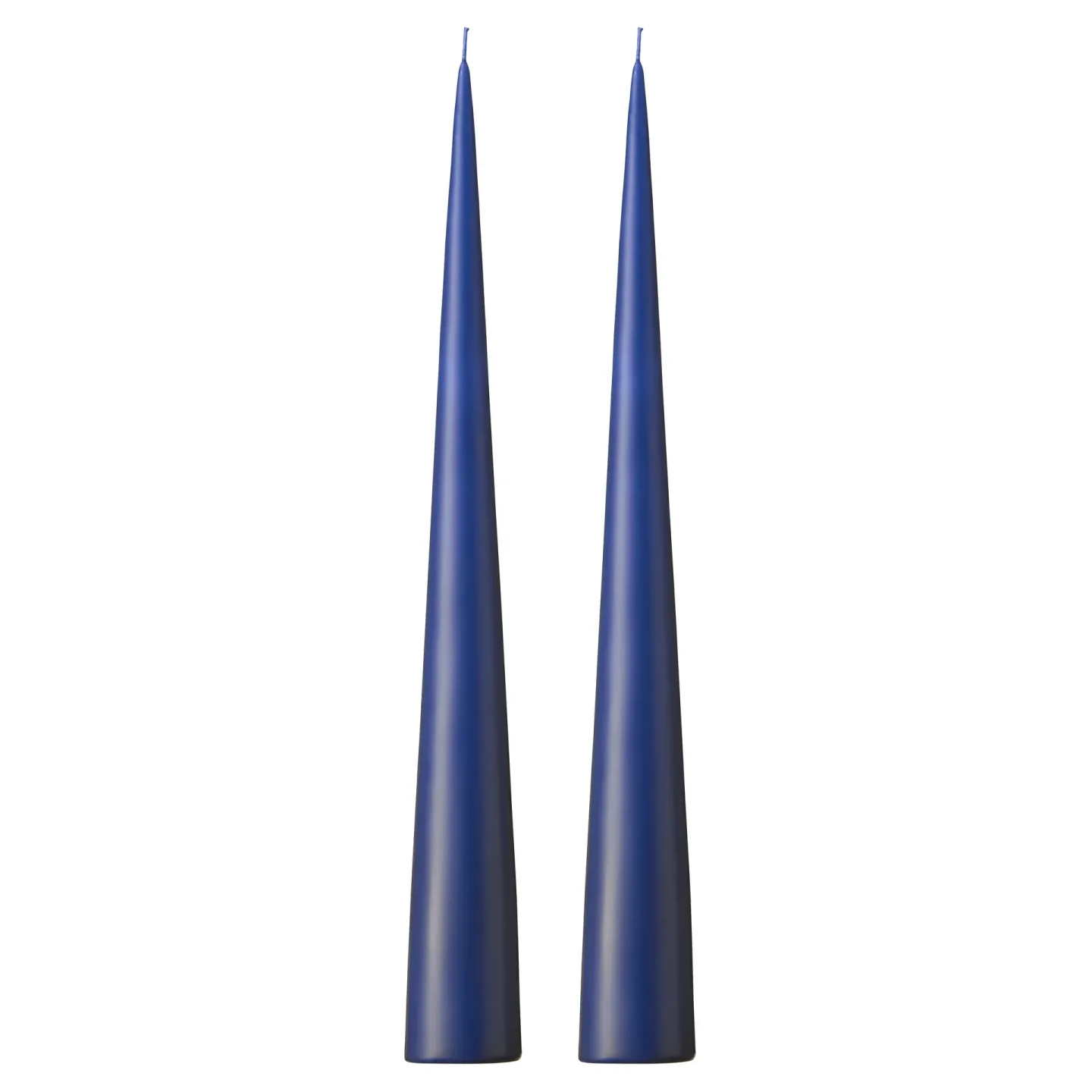 ester & erik ester & erik Kegelkerze 37cm 2er Pack matt Royal navy 28