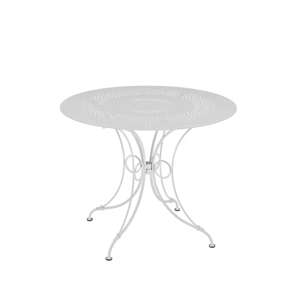 Fermob 1900 bord Ø96 cm Cotton white (vit)