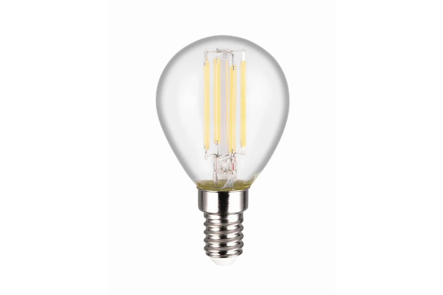 LK LED E14 filament classic 4W 470lm 4000K transparent switch dimmer -
