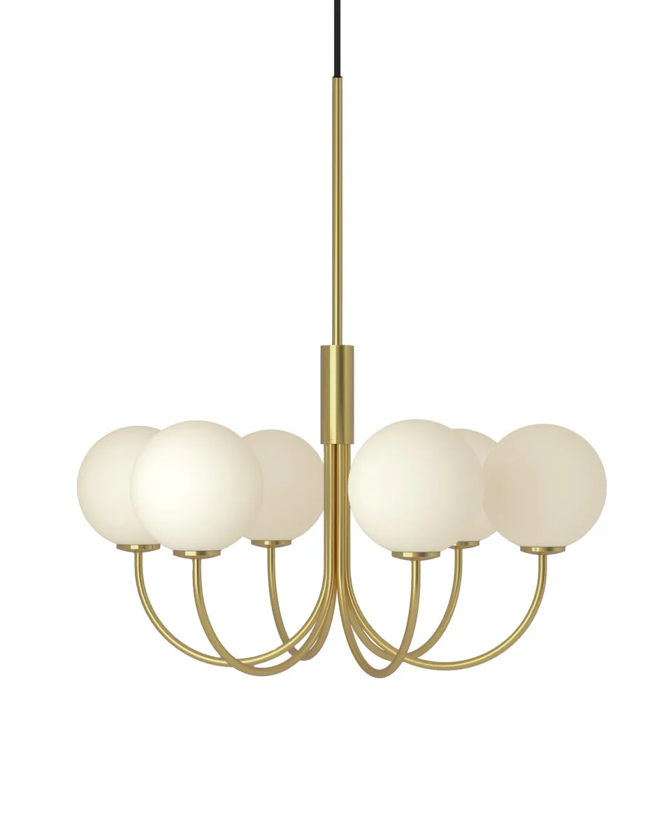 Herstal - Ballon Ø60 - Taklampa - Mässing