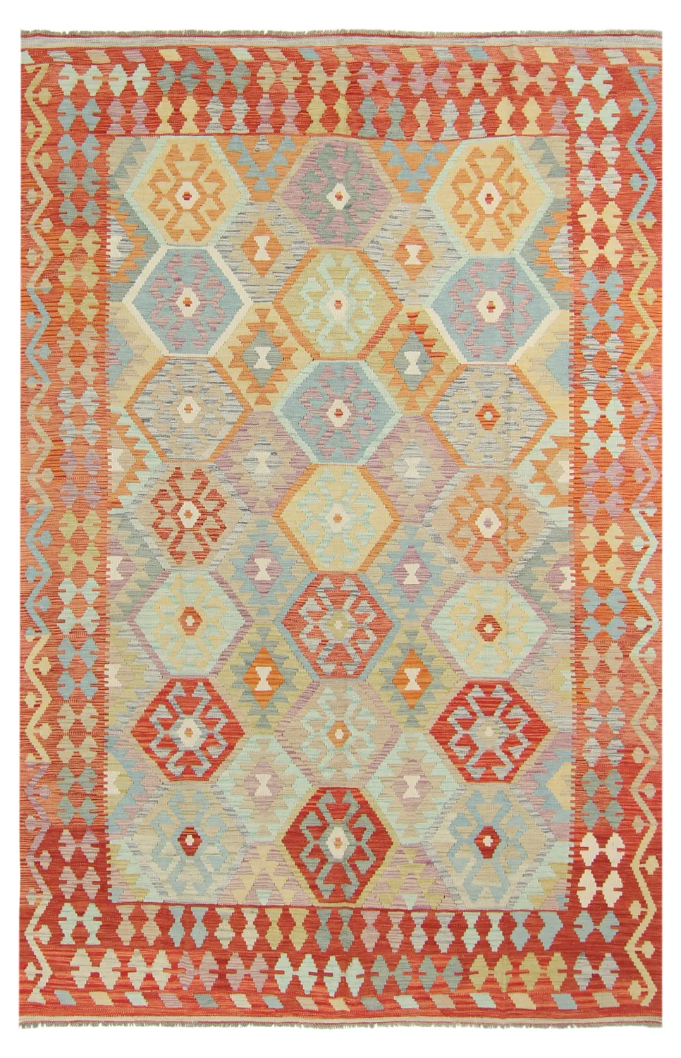 Orientalsk kelimteppe 298 x 192 cm (Størrelse: 298 x 192 cm)