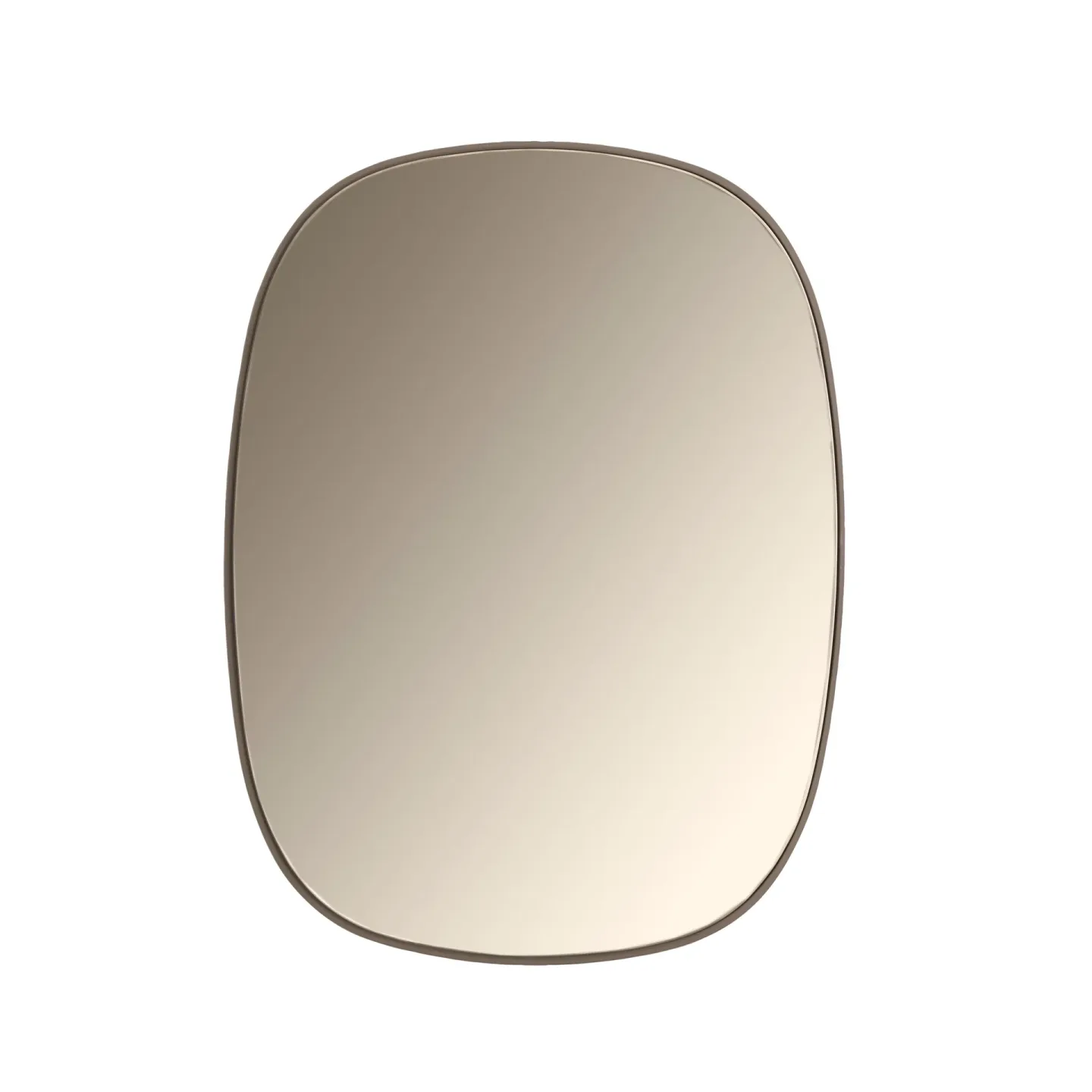 Muuto Framed spegel Taupe, 59x44 cm