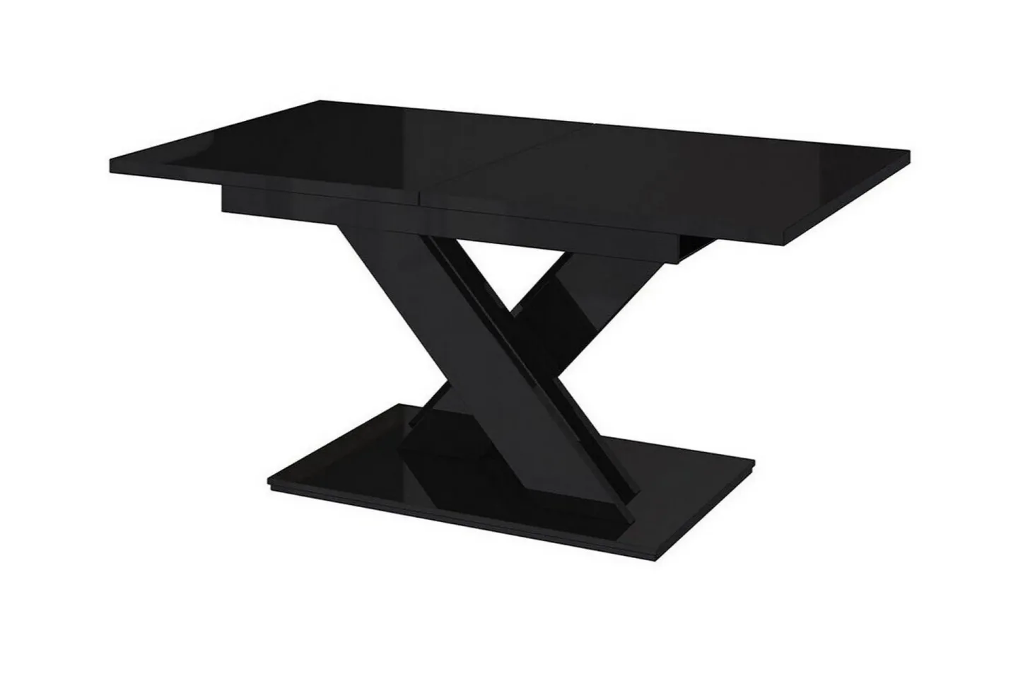 Denogal Matbord 80 cm Black high gloss -