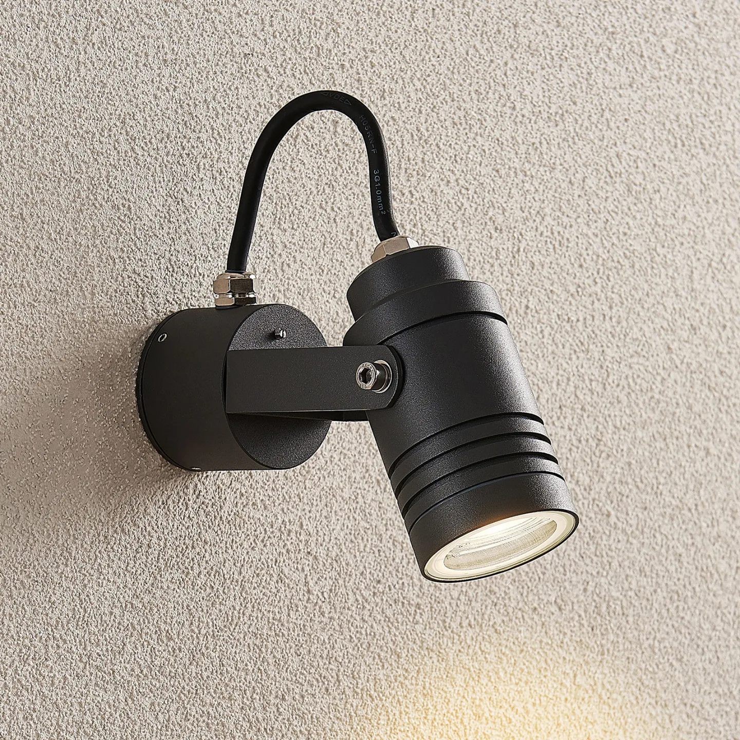 Galina Utomhus Vägglampa Dark Grey - Lucande - Modern - Metall - Med en ljuskälla