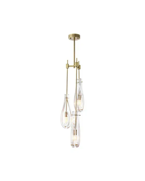 Bellano Chandelier Brass