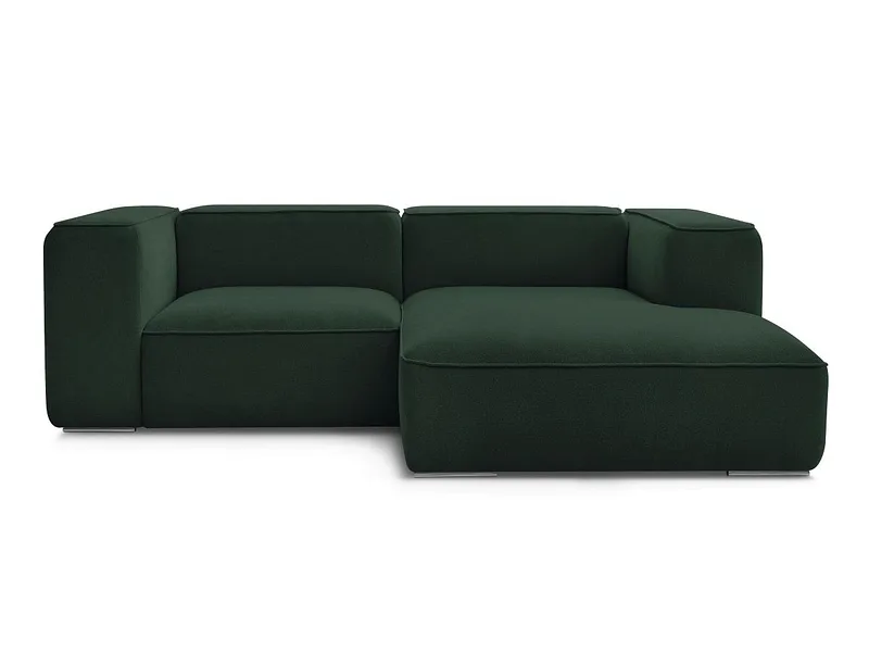 Ecksofa BOBOCHIC ZEPHYR Stoff mit Textur grün