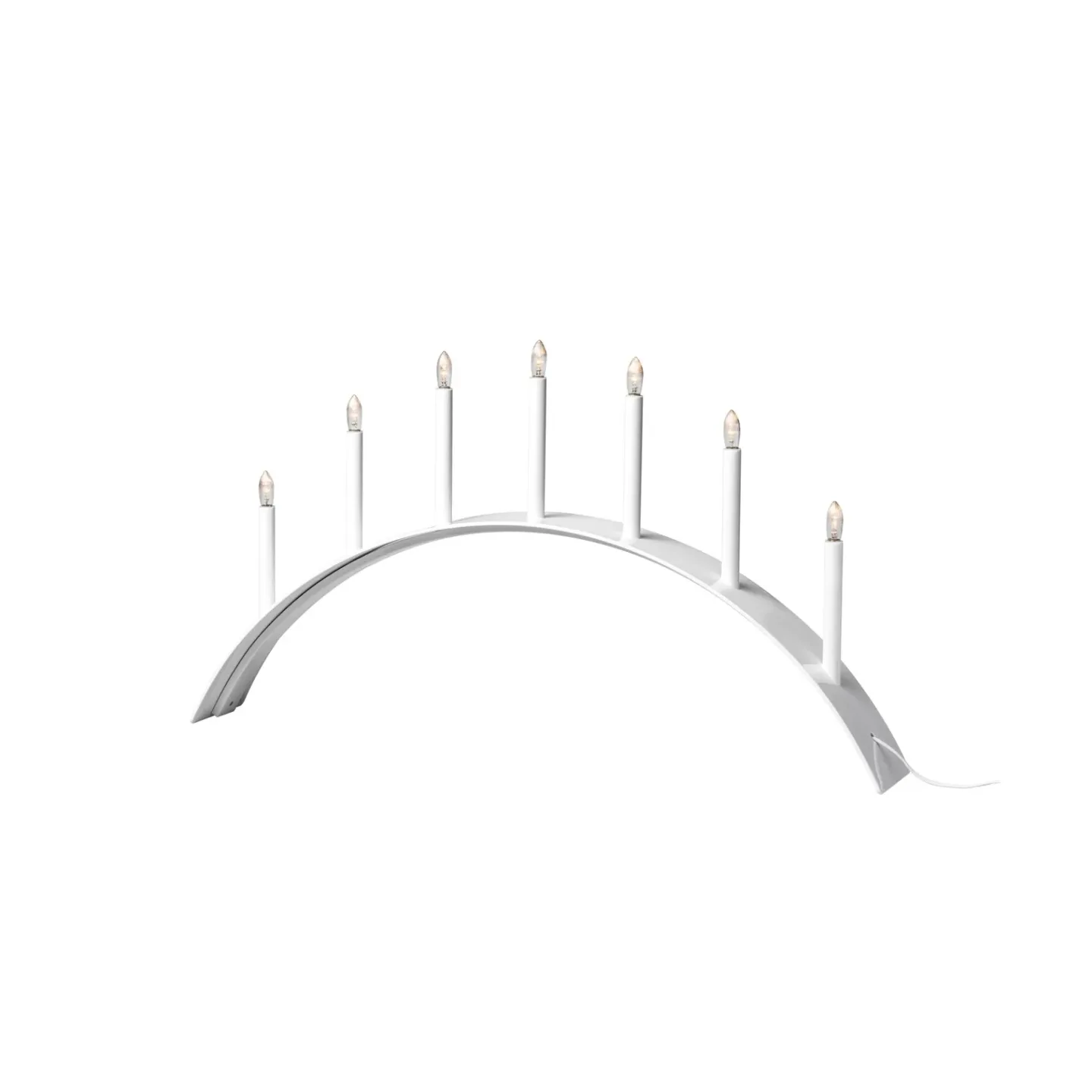 SMD Design Spica Bow 7 adventsljusstake Vit