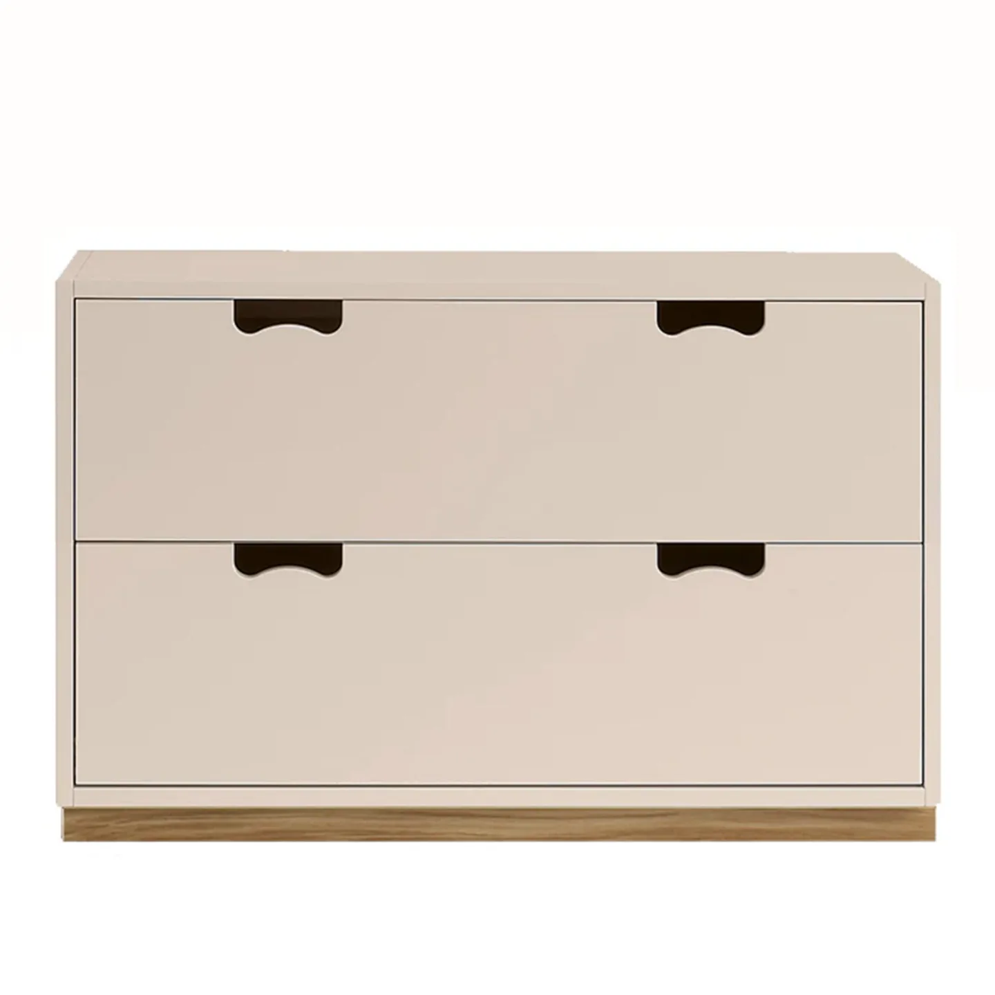 Asplund - Snow Drawer A2 - Rose, Ek Sockel - Skåp och vitrinskåp - Thomas Sandell & Jonas Bohlin - Beige - Trä