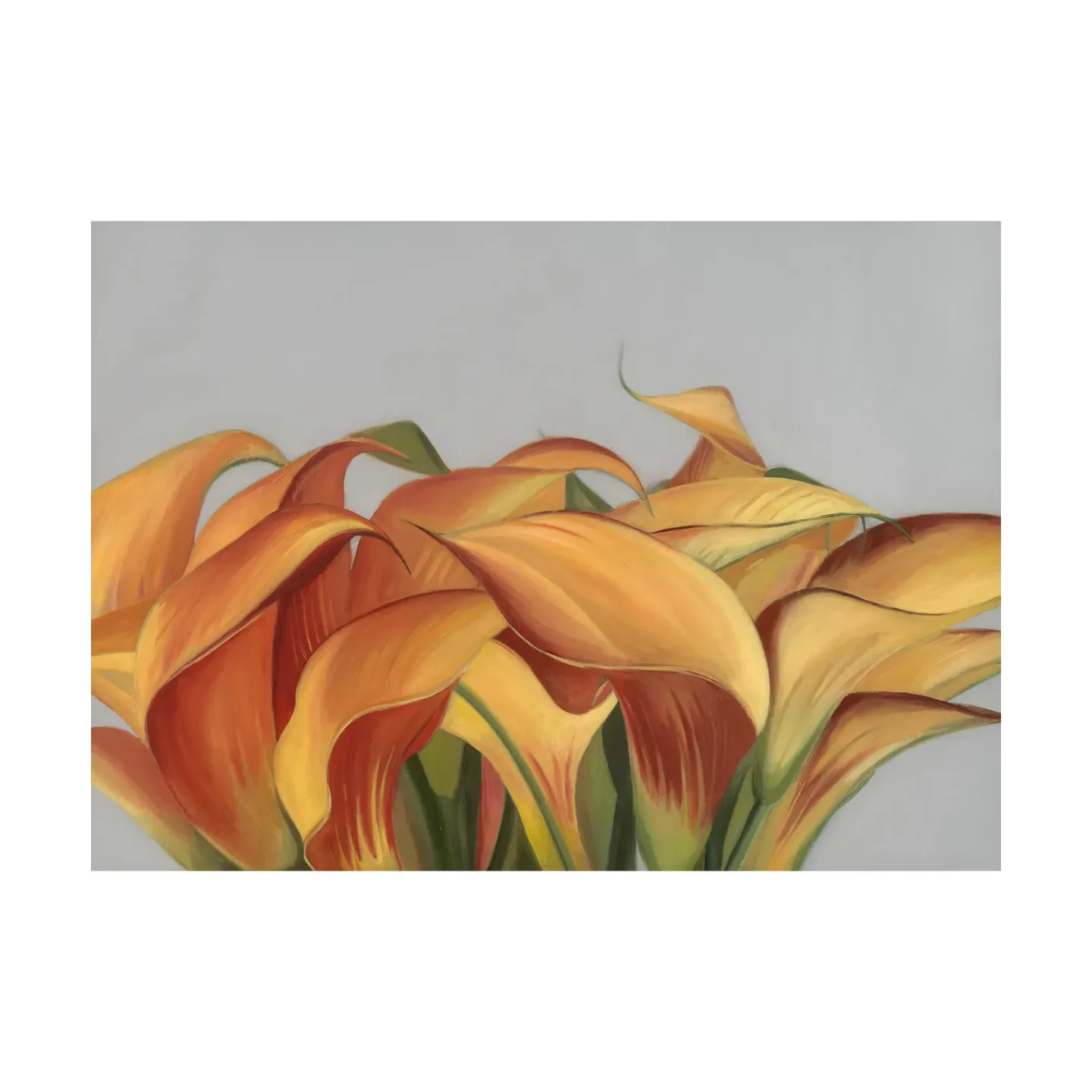 Paper Collective Yellow Flowers Poster 30x40 cm