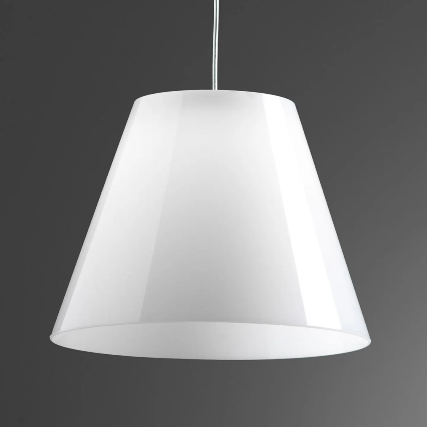 Dina Pendelleuchte Weiß - Rotaliana - Wohnzimmer - Design - Kunststoff - Einflammig