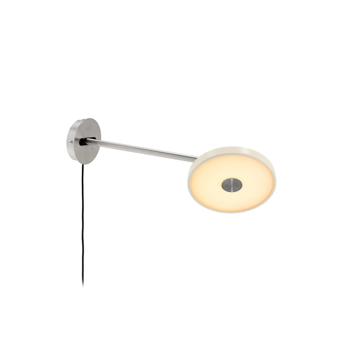 Asteria Long LED-Wandlampe, weiß, Stahl, Stecker - UMAGE - Wohnzimmer - Design - Metall - Einflammig