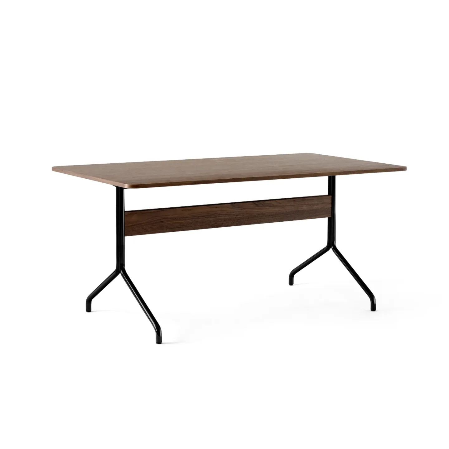 &Tradition Pavilion dining table AV18 160 x 90cm Walnut-black Frame