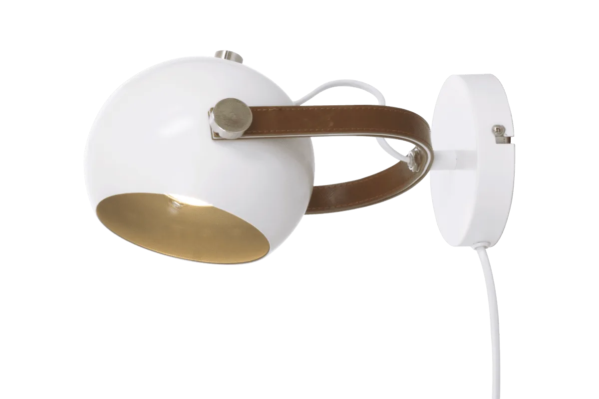 Aneta Lighting - Bow - Sänglampa - Vit