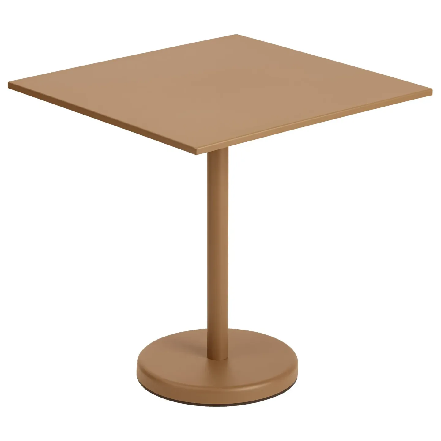 Muuto Linear Steel bord 70x70 cm Burnt orange