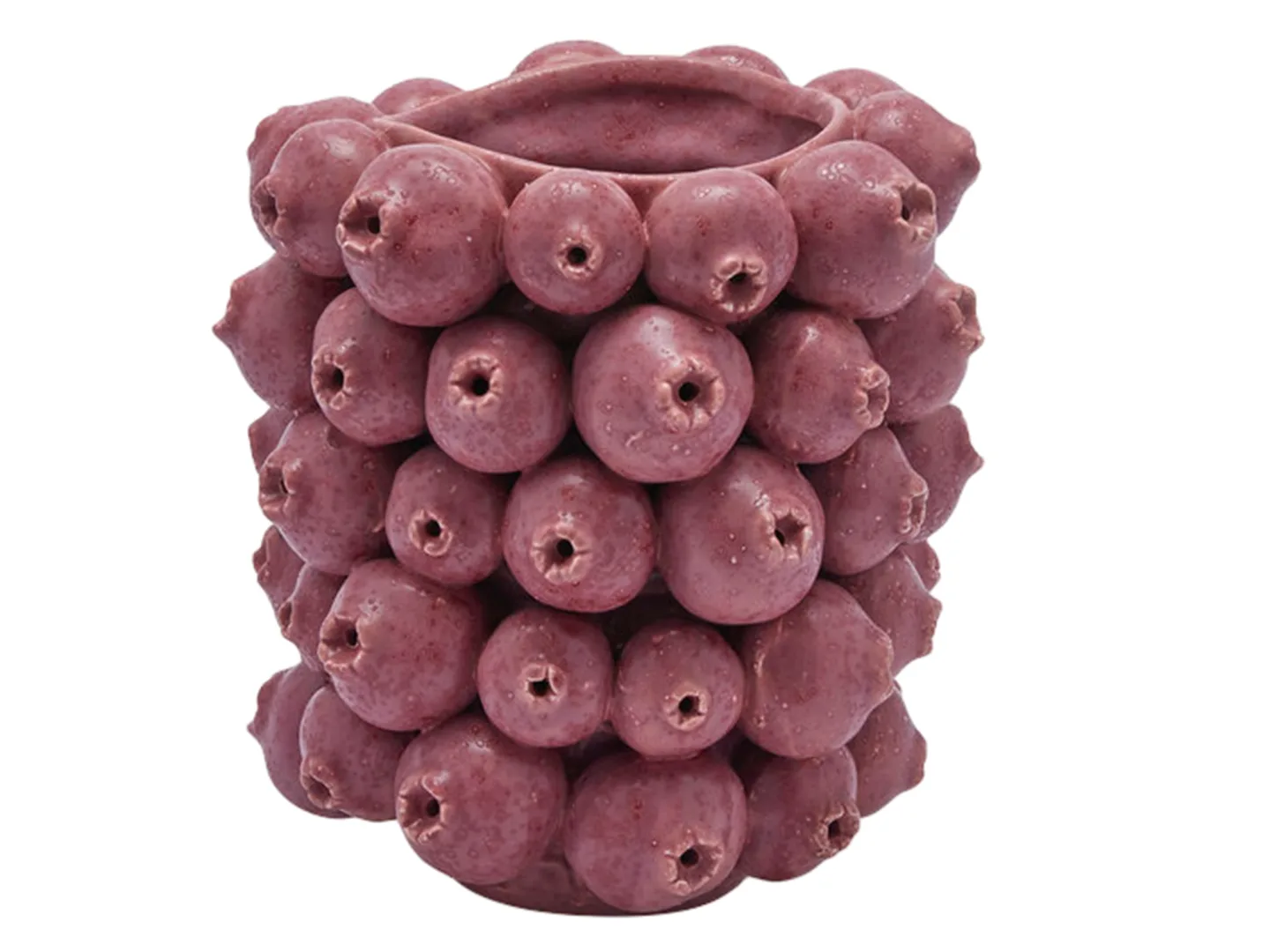Edg Vase Beeren Dunkelrosa H: 21 cm | Schubiger Möbel