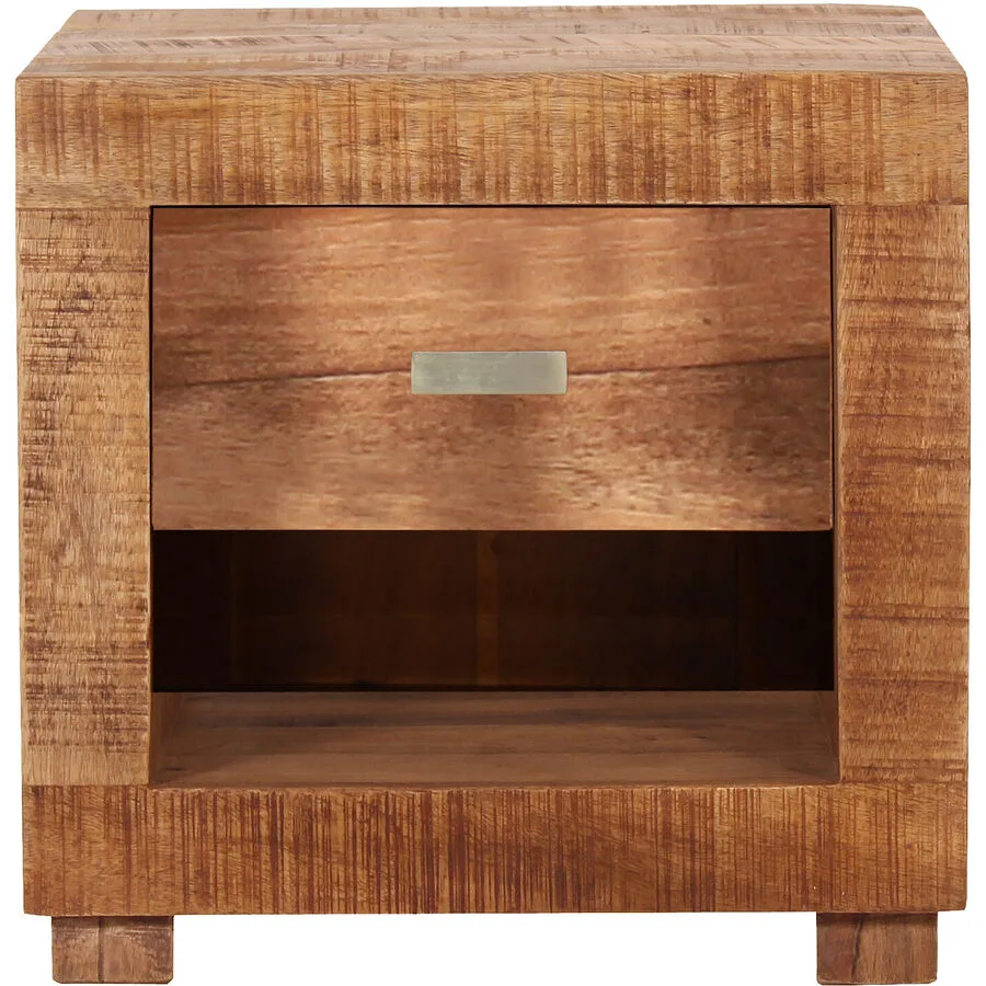 Nachttisch Pietro Natur Mango B 40 H 40 cm