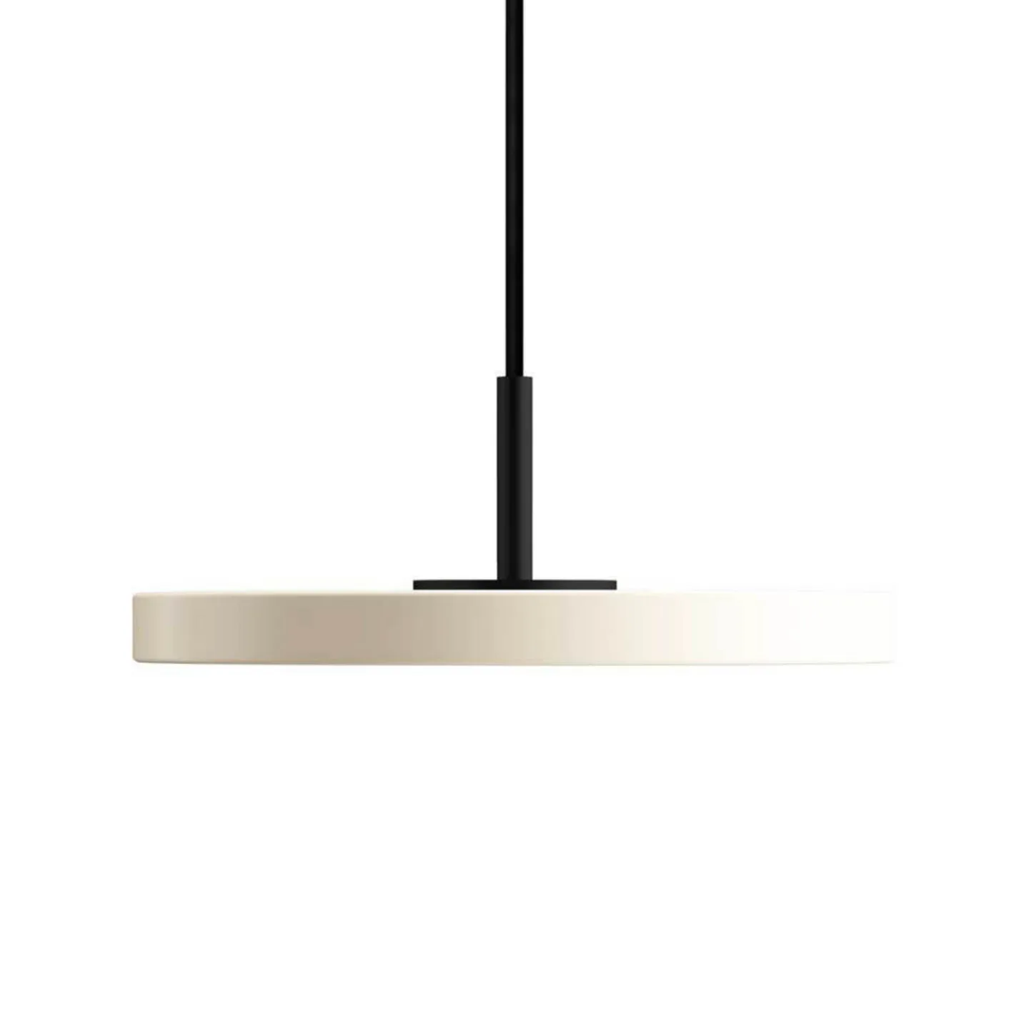 Asteria Pendelleuchte Micro Pearl White/Black Top - UMAGE - Esszimmer - Metall