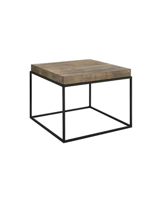 Carlisle sidebord silver back 65x65cm