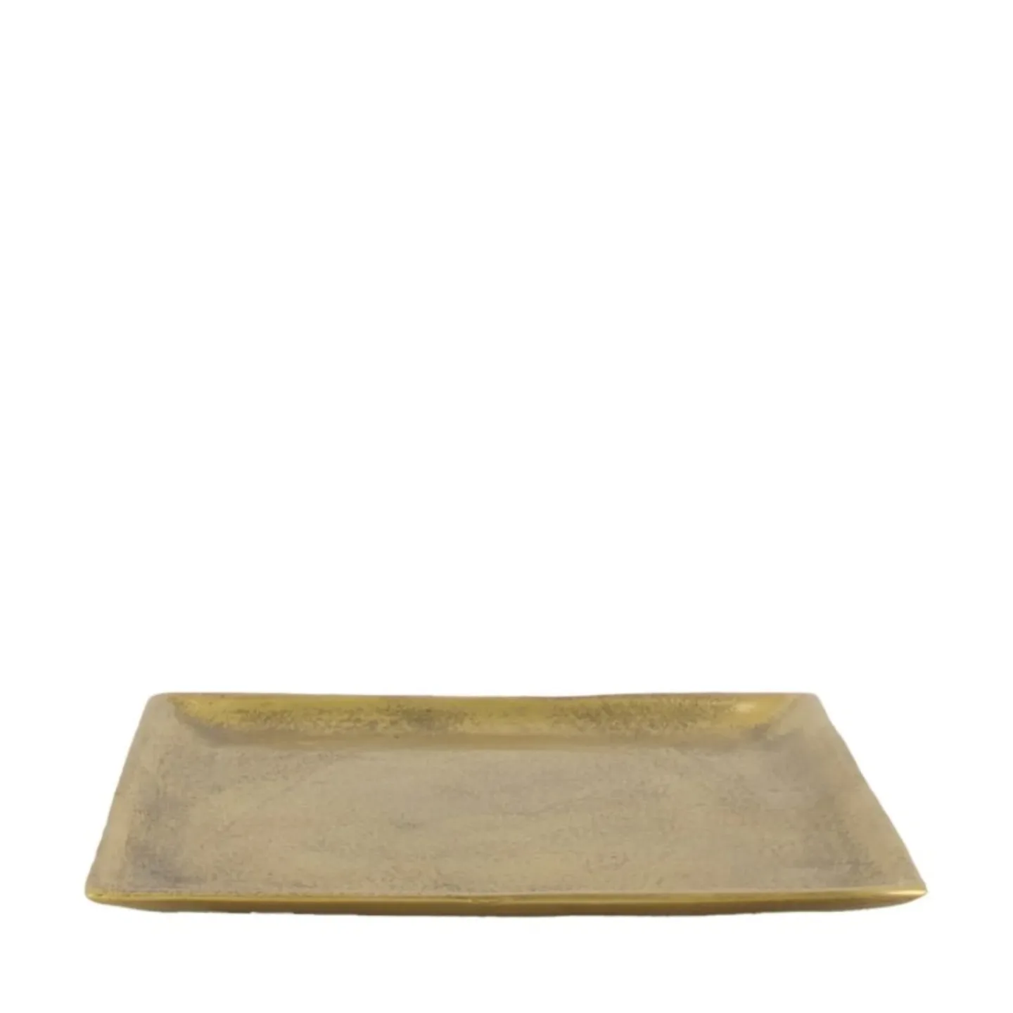 Decofinder Teller Aluminium Gold D: 19 cm | Schubiger Möbel