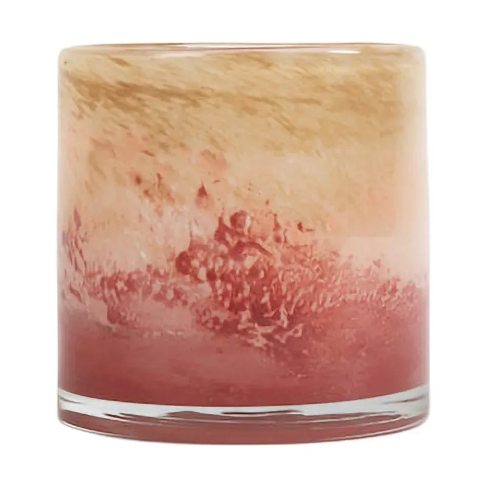 Byon Calore Kerzenhalter XS Ø 10 cm Rosa-beige-bordeaux