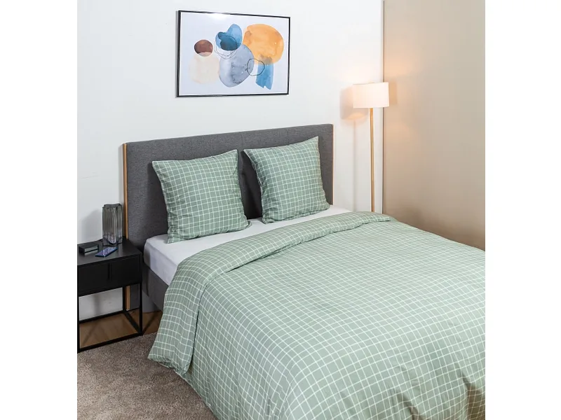 Bettwäsche TIMEO 200x210cm + 2*65x65cm baumwollsatin
