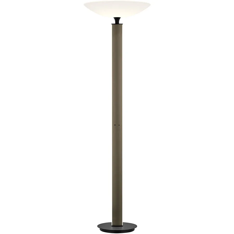 Designer-Stehlampe Bankamp Logan bronze dimmbar H 180 cm - Material: Aluminium/Acryl - LED - Lichtfarbe: Extra warmweiss - LED Energiesparlampen