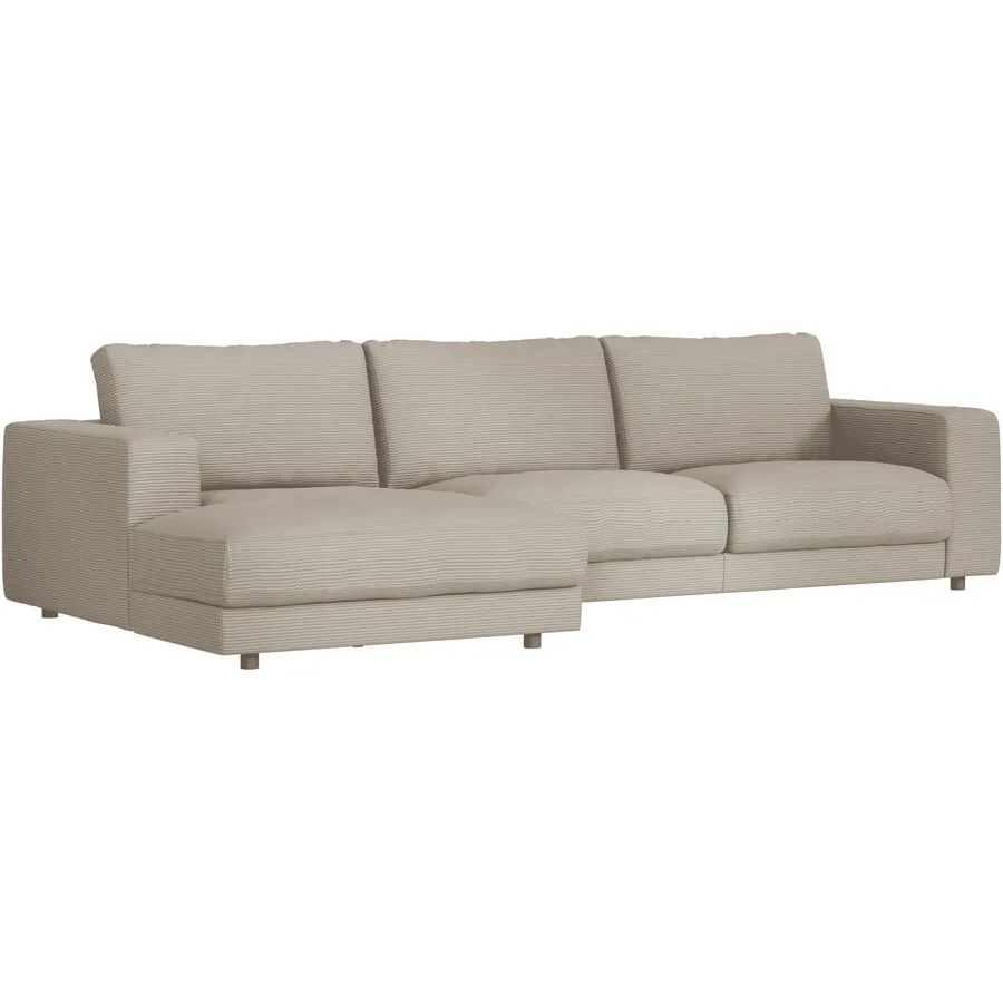Ecksofa Ava Links Bezug: 88% Polyester, 12% Polyacryl taupe B 320 T 170 cm - Möbel Konfigurator: Traummöbel individuell zusammenstellen