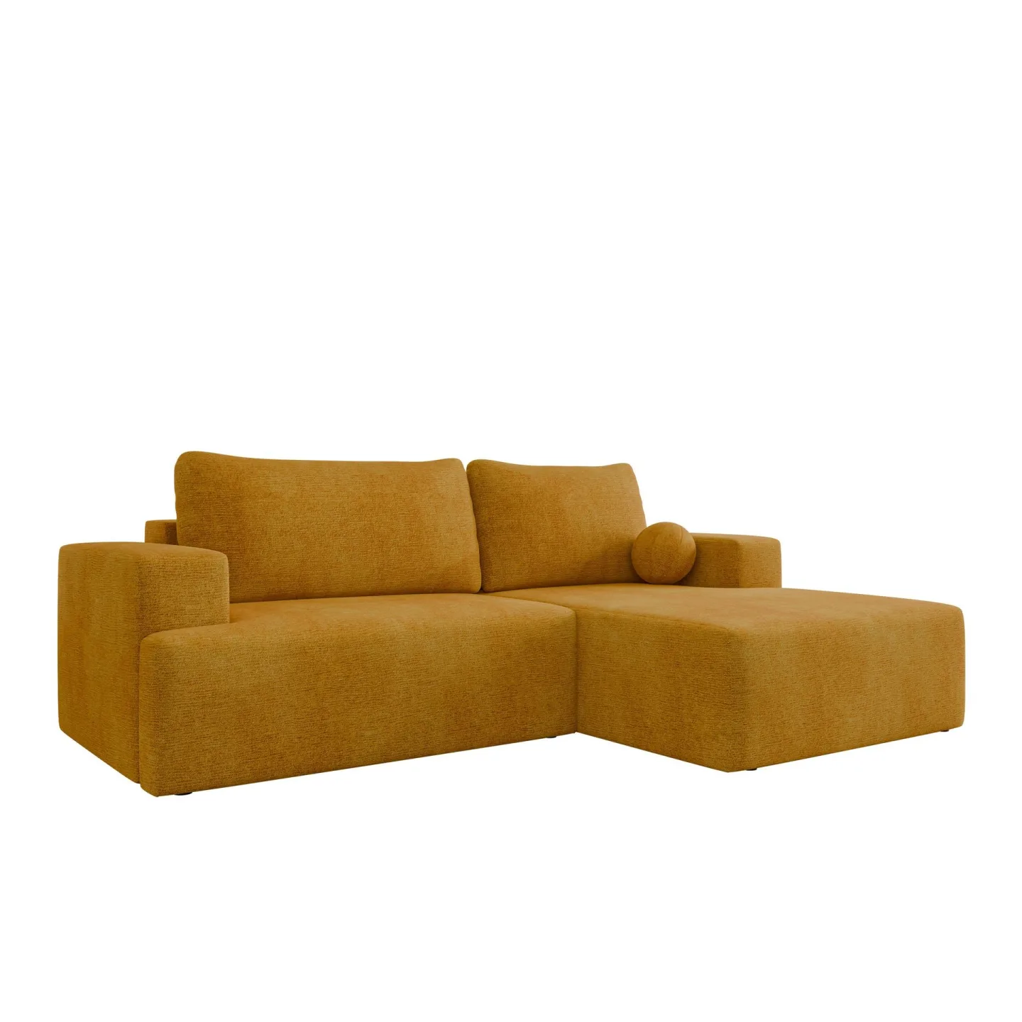 Deylor Bäddsoffa med Divan 3-sits - Gul