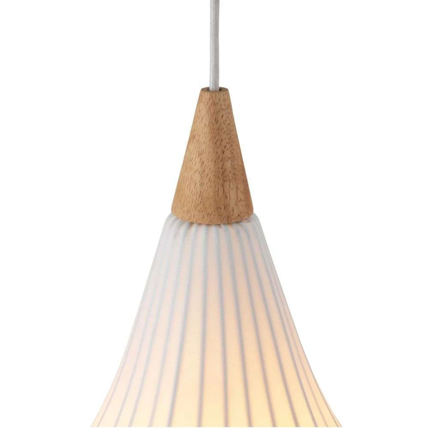 Drops Pendelleuchte Ø17 White - Halo Design - Wohnzimmer - Stoff / Textil