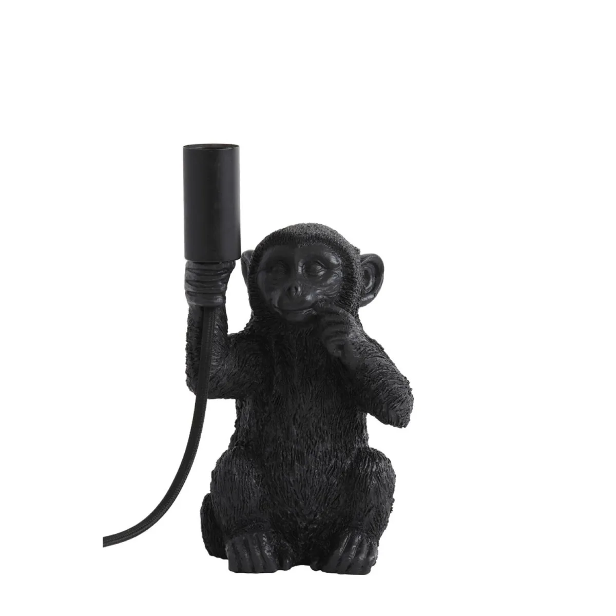 Light & Living - Monkey 23cm - Bordslampa - Svart