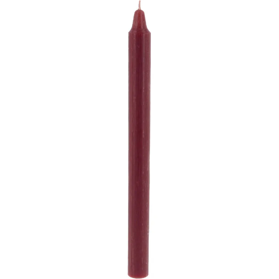 Balthasar Kerze Rustico antikrot H27.5 cm D2.2 cm, Brenndauer 10h - Material: Wachs