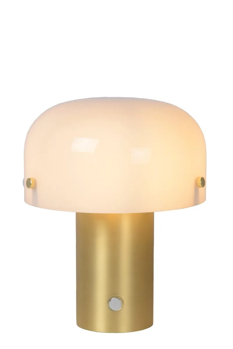 Lucide - Timon 20cm - Bordslampa - Mattguld/mässing