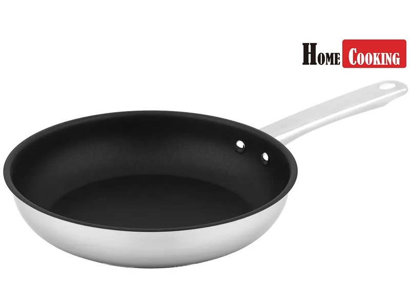 HOME COOKING Bratpfanne JOSIE Ø24cm stahl rostfrei silber