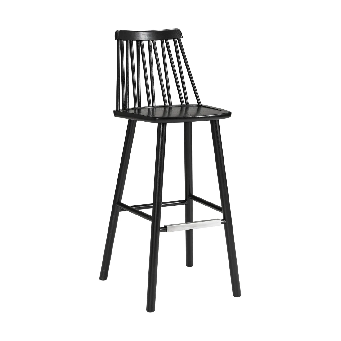 Hans K ZigZag barstol 78 cm Svart bets