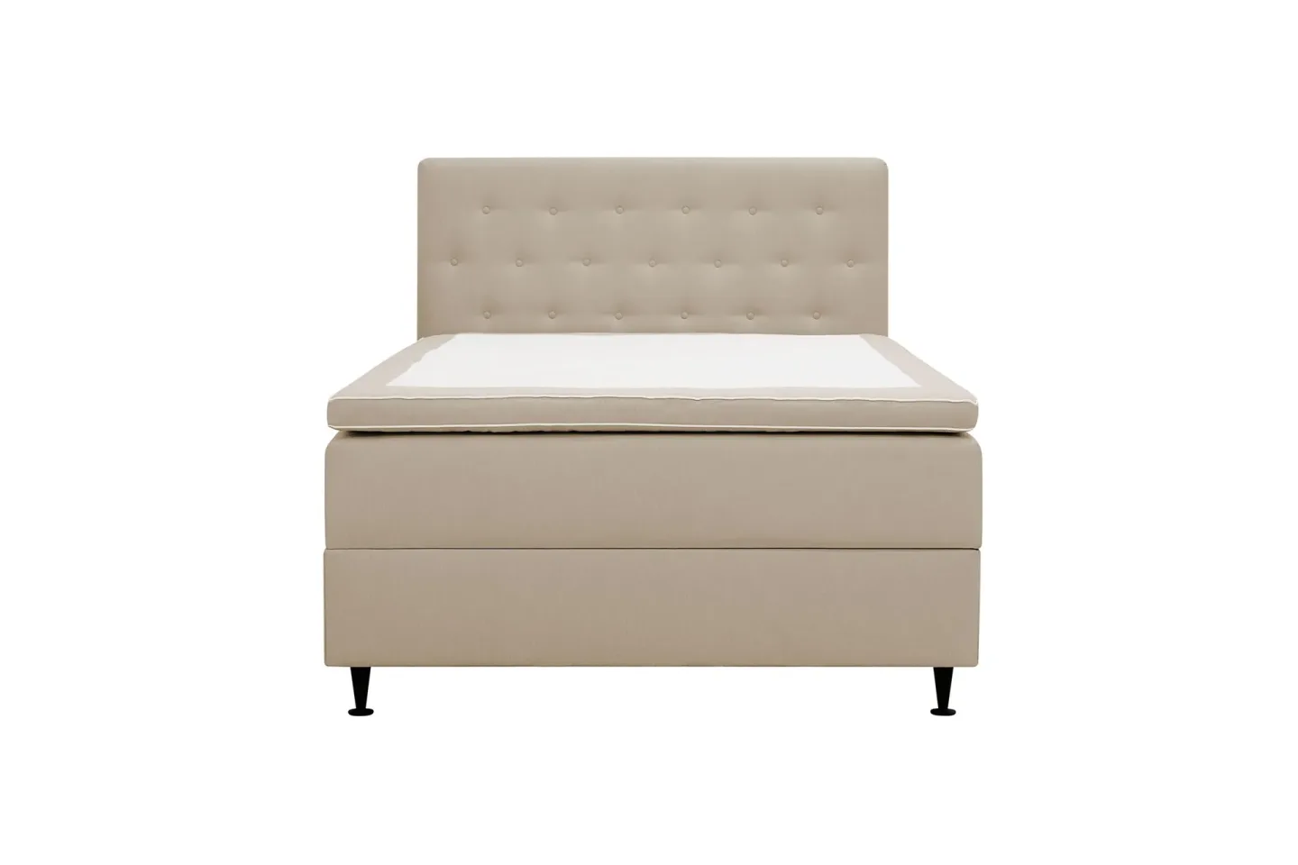 HVILA Plus Komplett Sängpaket med Förvaring 140x200 cm - Beige