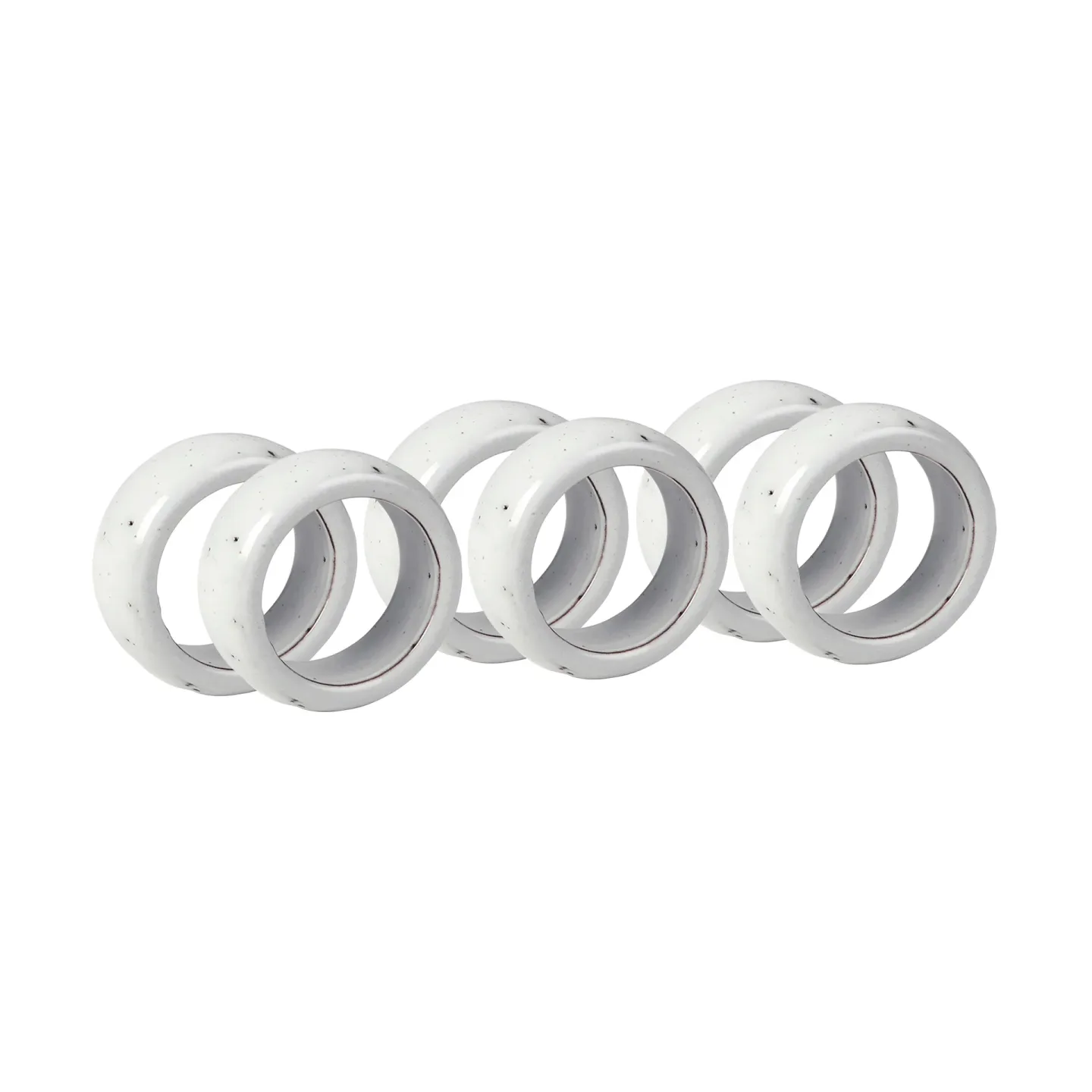 Broste Copenhagen Nordic Sand Serviettenring 6er-Pack Sand