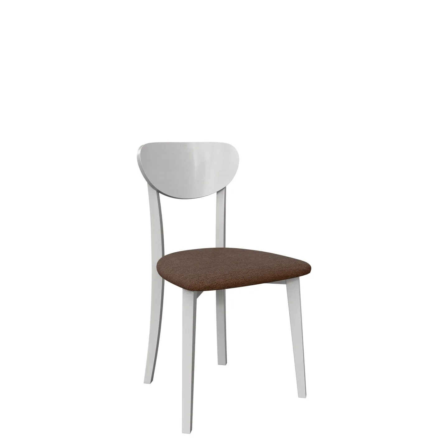 Esher Matstol - vit, brun