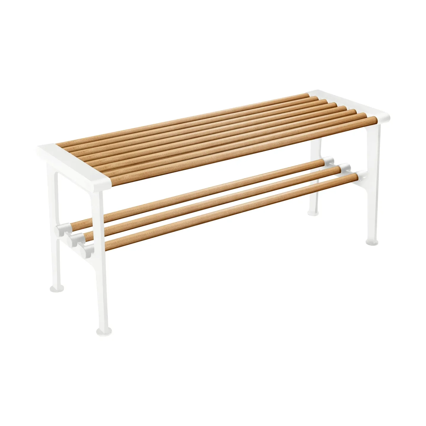 Essem Design Nostalgi bänk 100 cm Ek-vit