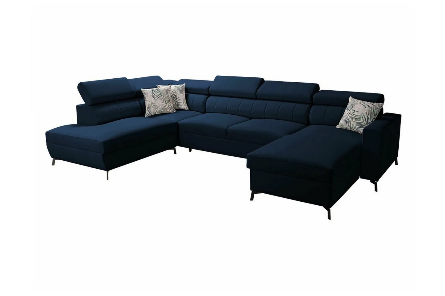 Galbally 5-sits Hörnbäddsoffa Dark blue -