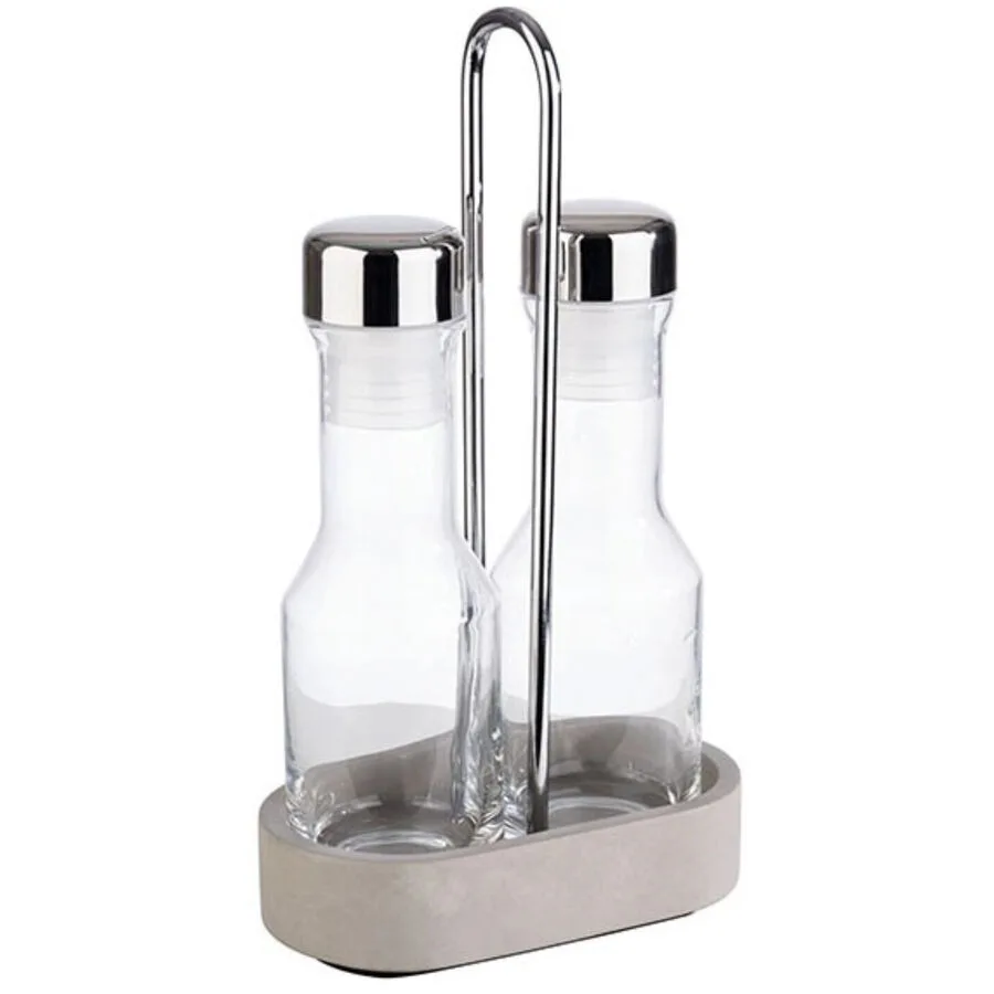 APS Element Transparent Glas/Edelstahl 8 cm 25 cm
