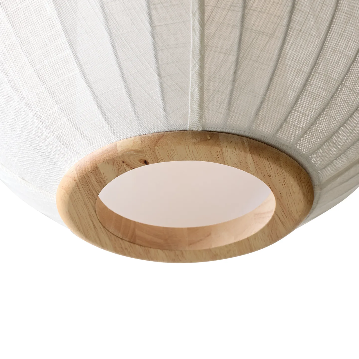 BALLOON hengelampe, Ø 50 cm, krem, tekstil - Halo Design - Spisestue - Stoff / Tekstil - Med en lyskilde