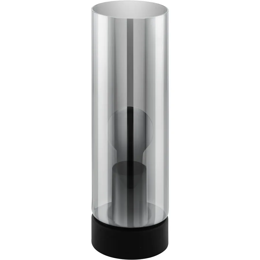Eglo Tischlampe Damasco 1 Schwarz Stahl 31 cm