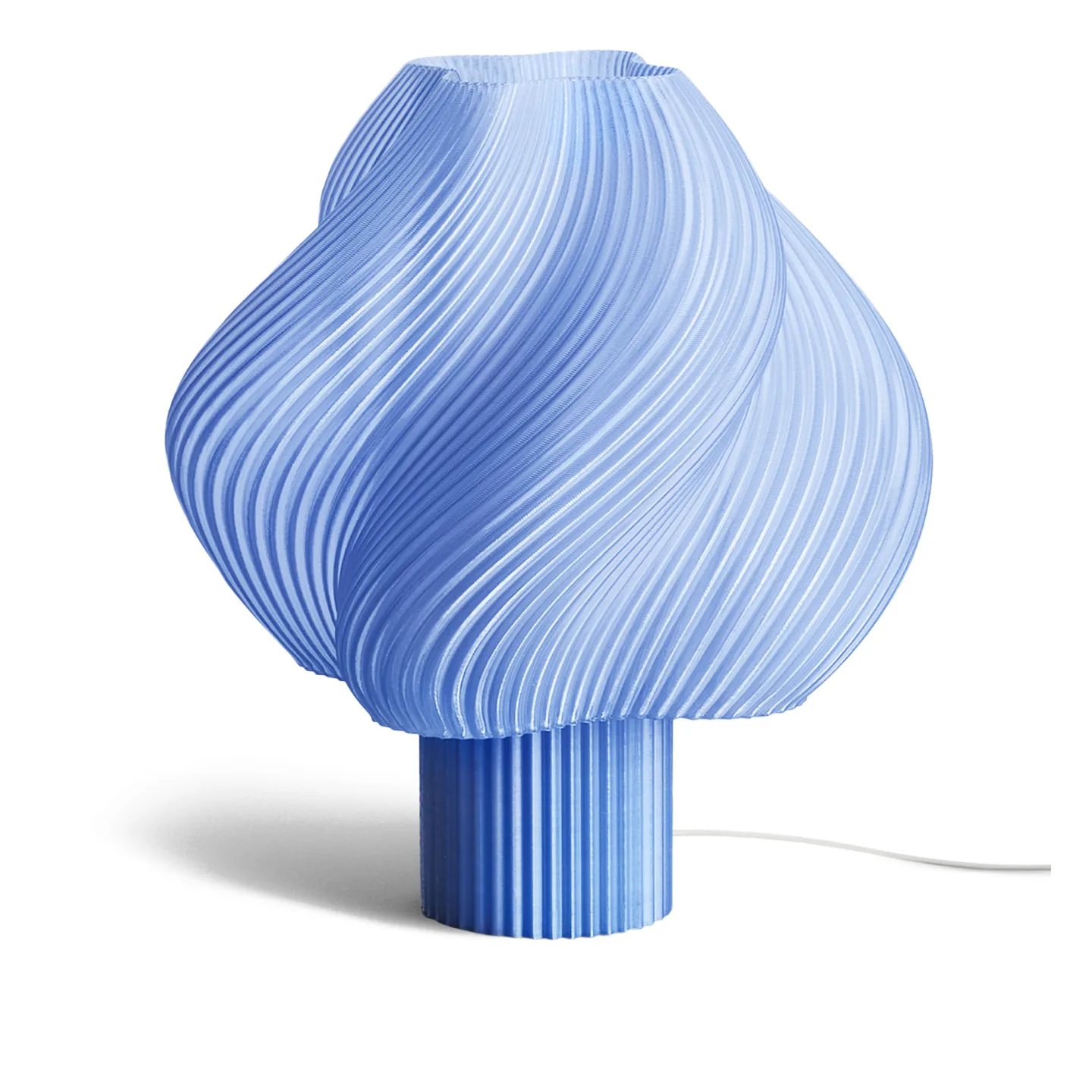 Crème Atelier - Soft Serve Mega golvlampa Blueberry Sorbet - Skärmlampor - Blå - Plast