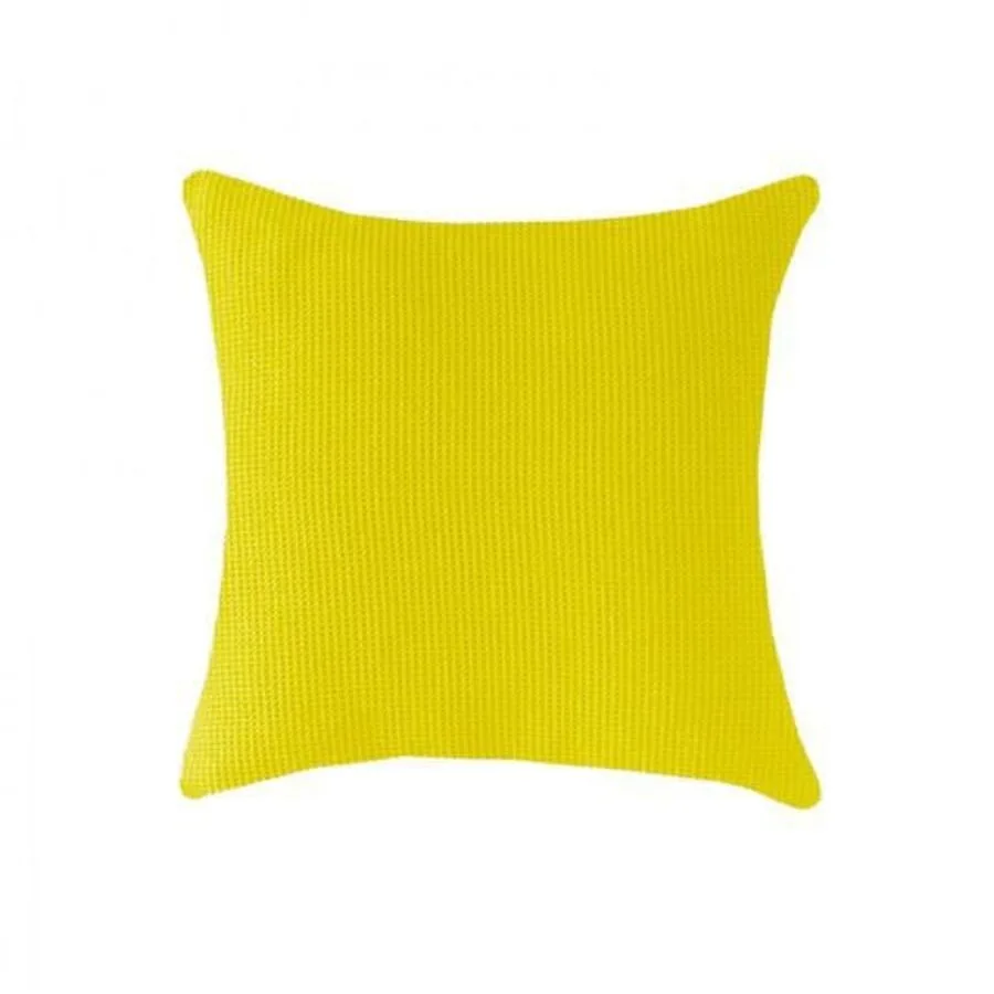Living Home Zierkissen Pique Yellow Baumwolle B 45 T 45 cm