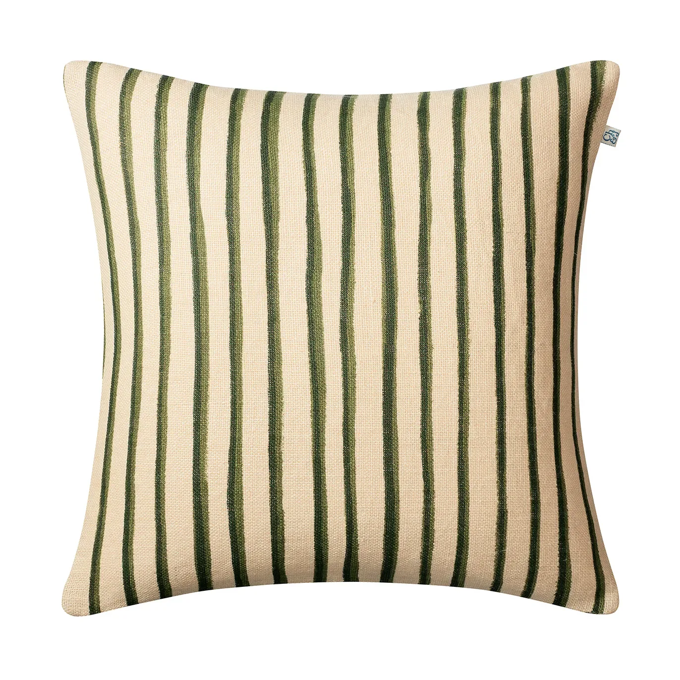 Chhatwal & Jonsson Jaipur Stripe Kissenbezug 50 x 50cm Beige-green-green
