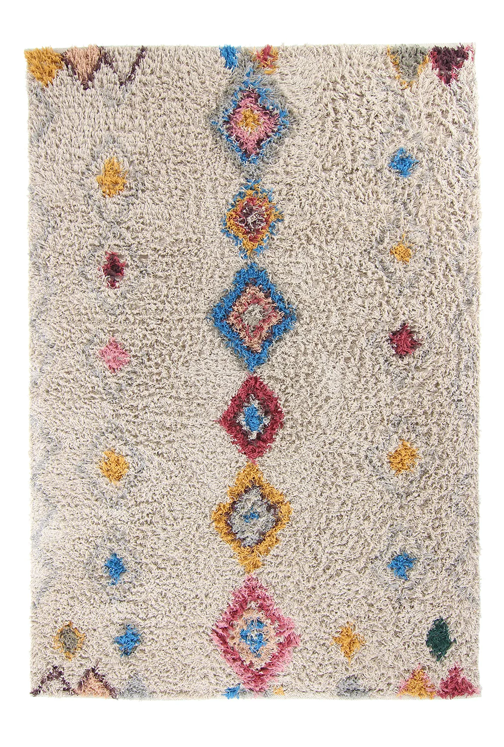 Ryetepper - Marden Natural Cotton Shaggy (beige/multi) (Størrelse: 160 x 230 cm)