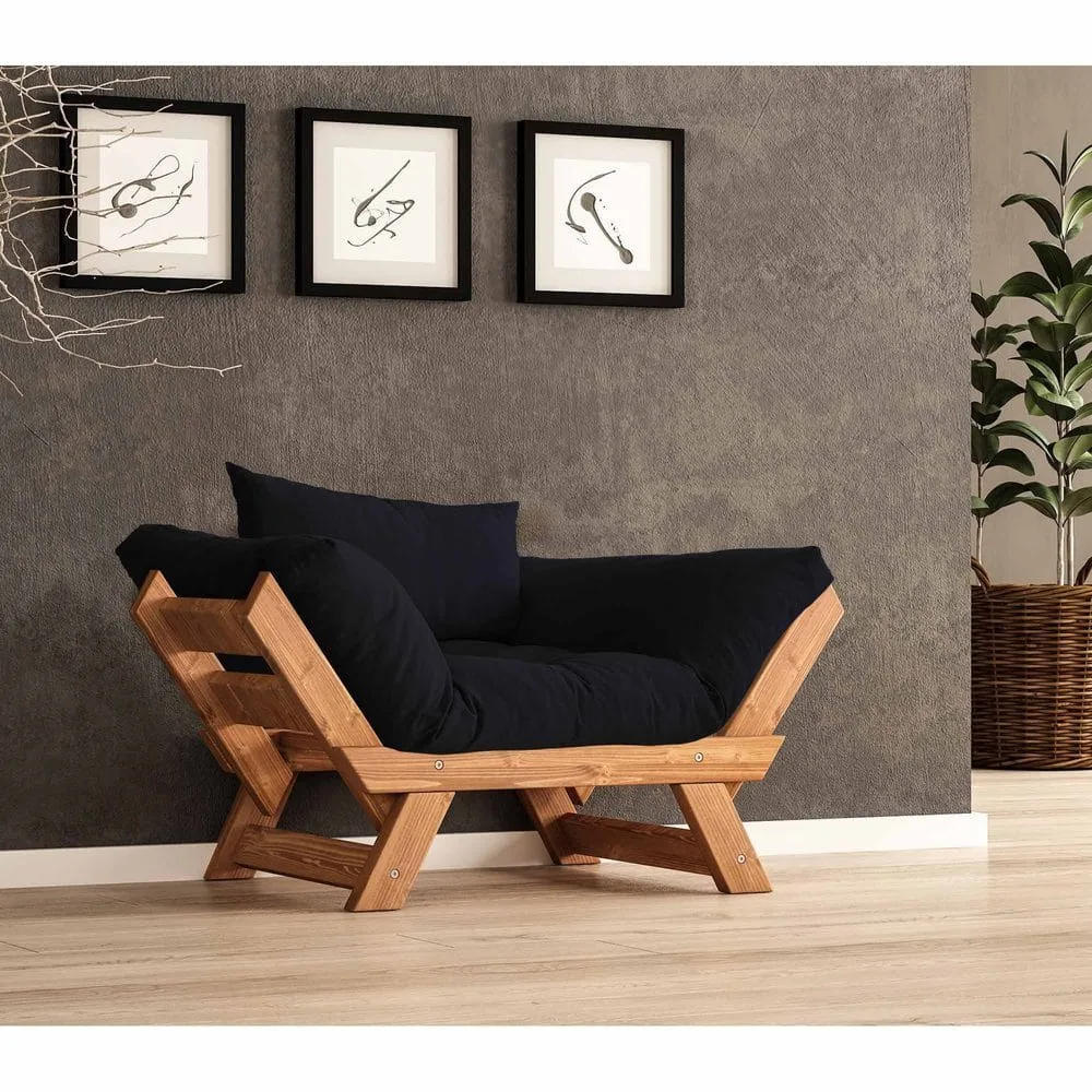 Zylar 2-sits Bäddsoffa - Svart