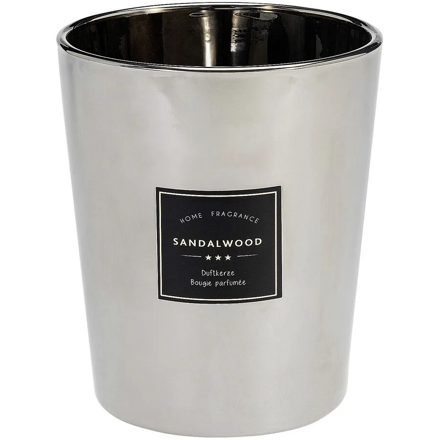 Duftkerze London silber Glas/Wachs H 16 D 13 cm 35 hr