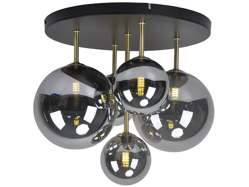 Deckenlampe MODICA 40cm schwarz
